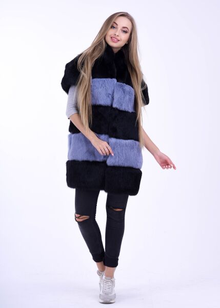 

Жилетка BG-Furs комбинированная из меха кролика  Черная (Р-Кр11-80-15/4-СЧ, Жилетка BG-Furs комбинированная из меха кролика 44 Черная (Р-Кр11-80-15/4-СЧ-44)