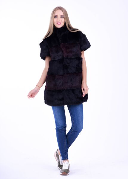 

Жилетка BG-Furs из меха кролика  Бургунди (Р-Кр11-80-15/4-БЧ, Жилетка BG-Furs из меха кролика 44 Бургунди (Р-Кр11-80-15/4-БЧ-44)