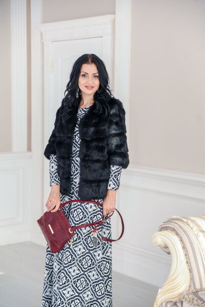 

Манто BG-Furs из меха кролика  Черное (Р-М21-60-Ч, Манто BG-Furs из меха кролика 52 Черное (Р-М21-60-Ч-52)
