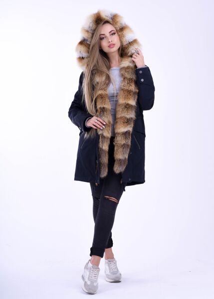 

Парка BG-Furs с мехом лисы  Темно-синяя (Р-ПU730-ТС-Лиса, Парка BG-Furs с мехом лисы L Темно-синяя (Р-ПU730-ТС-Лиса)