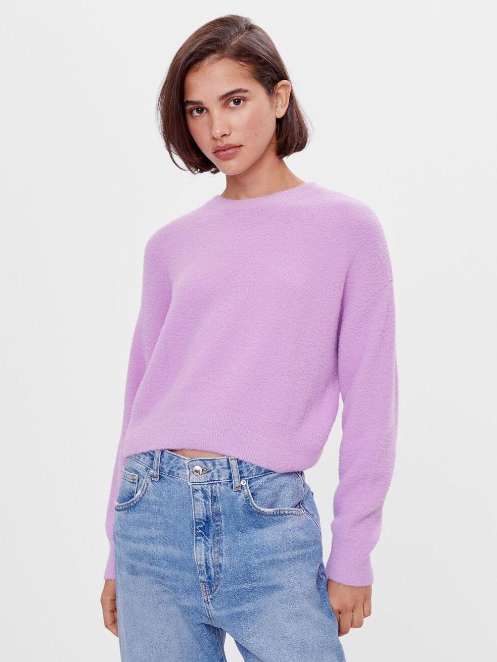 

Джемпер Bershka 7094/686/603 XS Лиловый