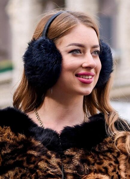 

Наушники BG-Furs из меха кролика One Size Черные (Р-УКЧ)