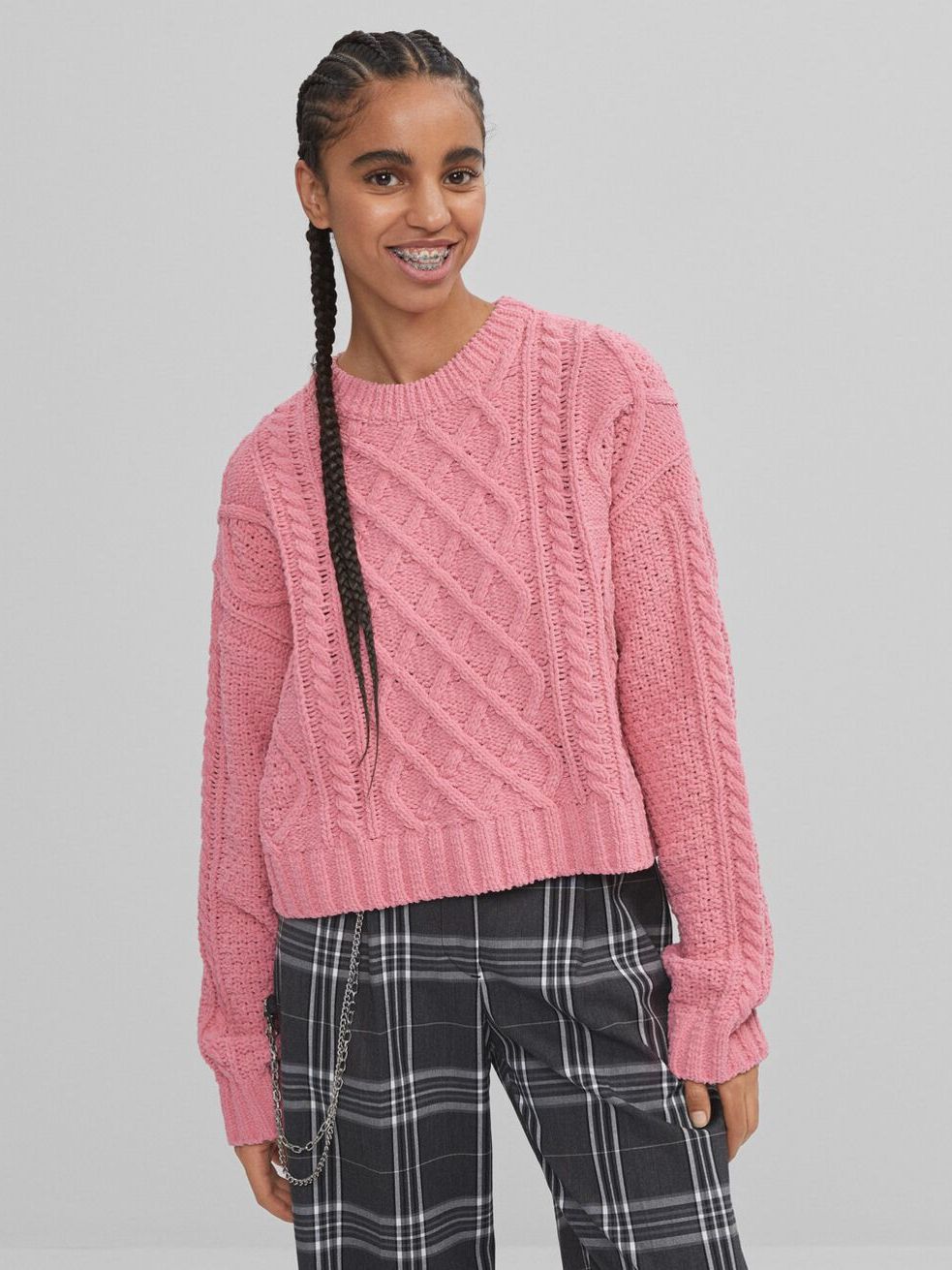 

Джемпер Bershka 7104/376/902 S Розовый
