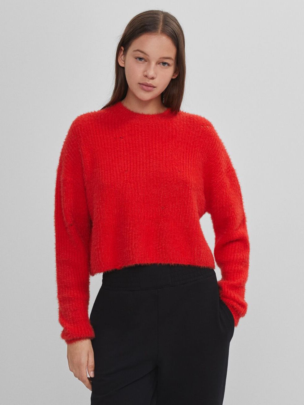 

Джемпер Bershka 7114/512/600 M Красный