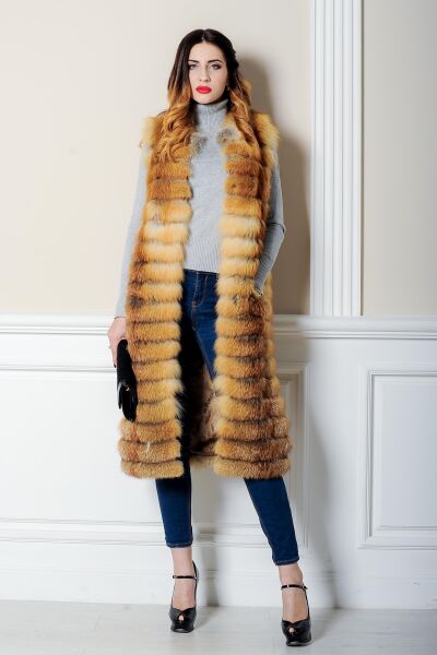 

Жилетка BG-Furs из лисы 100 см  Золотистая (Р-Ж8-100, Жилетка BG-Furs из лисы 100 см 44 Золотистая (Р-Ж8-100-44)