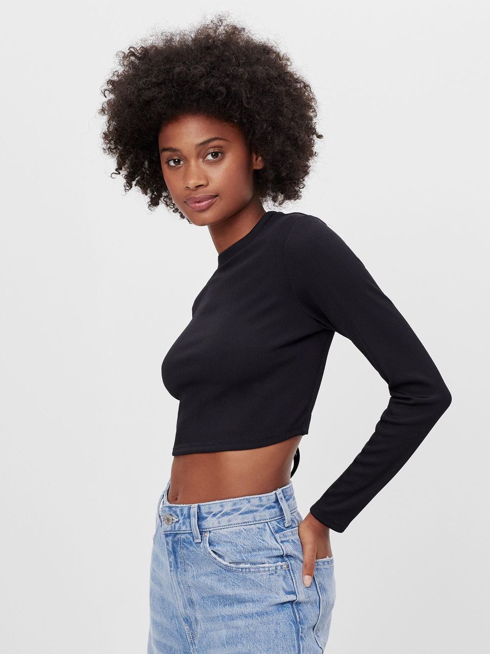 

Топ Bershka 7323/256/800  Черный, Топ Bershka 7323/256/800 M Черный