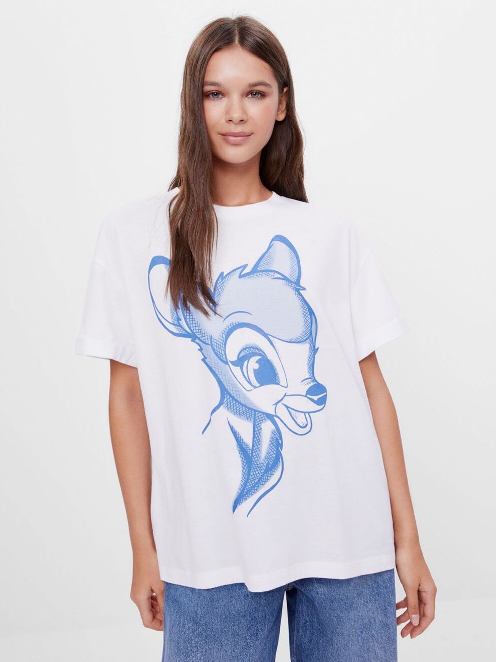 

Футболка Bershka 7364/381/250 M Белая