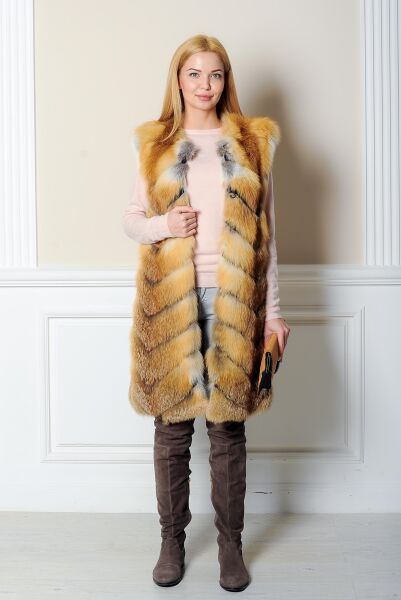 

Жилетка BG-Furs длинная из лисы  Золотистая (Р-Ж10-27-елочка, Жилетка BG-Furs длинная из лисы 40 Золотистая (Р-Ж10-27-елочка)