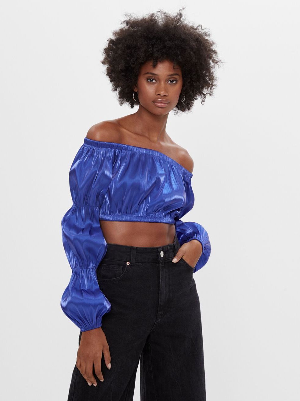 

Топ Bershka 7498/405/400 XS Синий