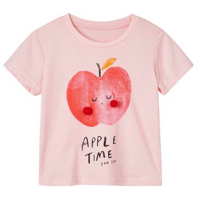 

Футболка для девочки Apple time Berni Kids (100) Розовый