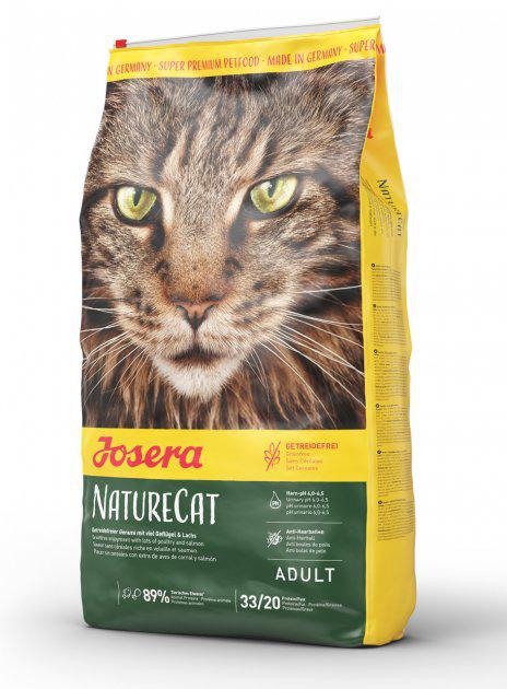 

Сухой корм (Йозера) Josera Nature Cat 4.25 кг для кошек и котов беззерновой с домашней птицей и лососем