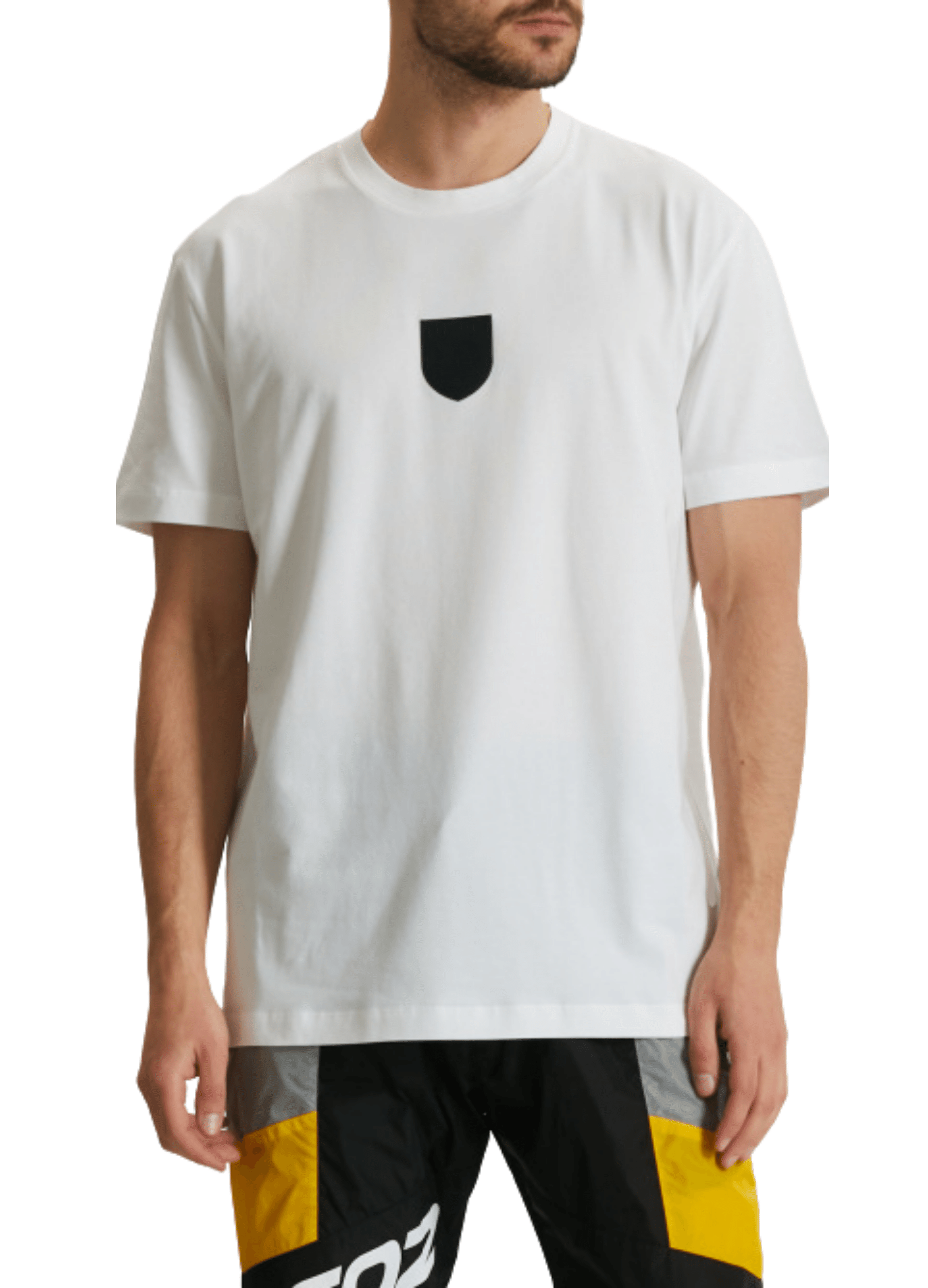 

Футболка с логотипом Dirk Bikkembergs  Белая C410113E1811, Футболка с логотипом Dirk Bikkembergs S Белая C410113E1811