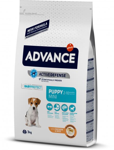 

Сухой корм для собак Advance Dog Mini Puppy 3 кг. для щенков маленьких пород