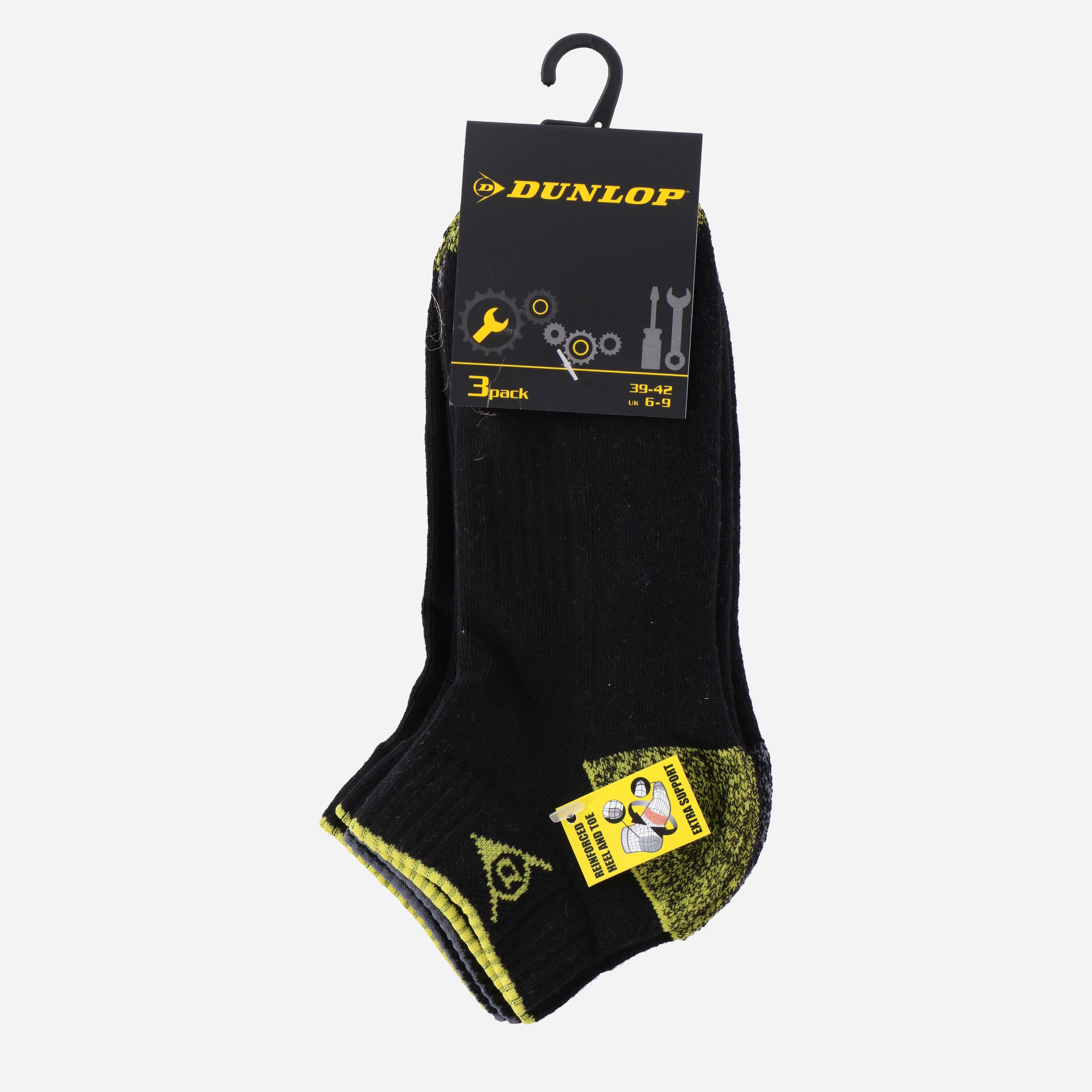 

Комплект носков Dunlop 871125207896 - Черный, Комплект носков Dunlop 871125207896 39-42 Черный