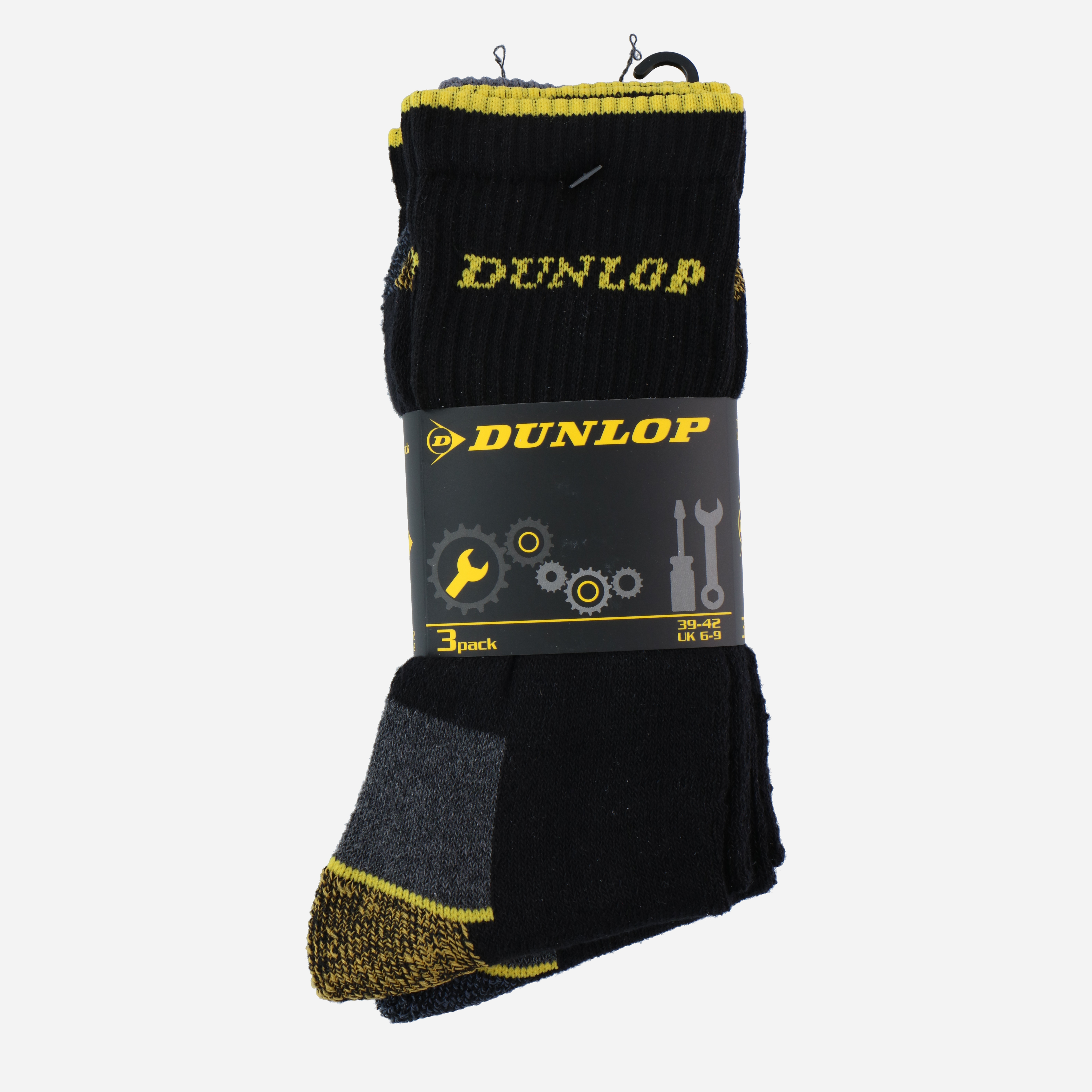 

Комплект носков Dunlop 871125207895 - Черный, Комплект носков Dunlop 871125207895 43-46 Черный
