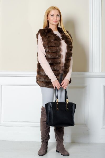 

Жилетка BG-Furs из меха кролика  Какао (Р-Ж15Кр-65-Соболь, Жилетка BG-Furs из меха кролика 42 Какао (Р-Ж15Кр-65-Соболь-42)