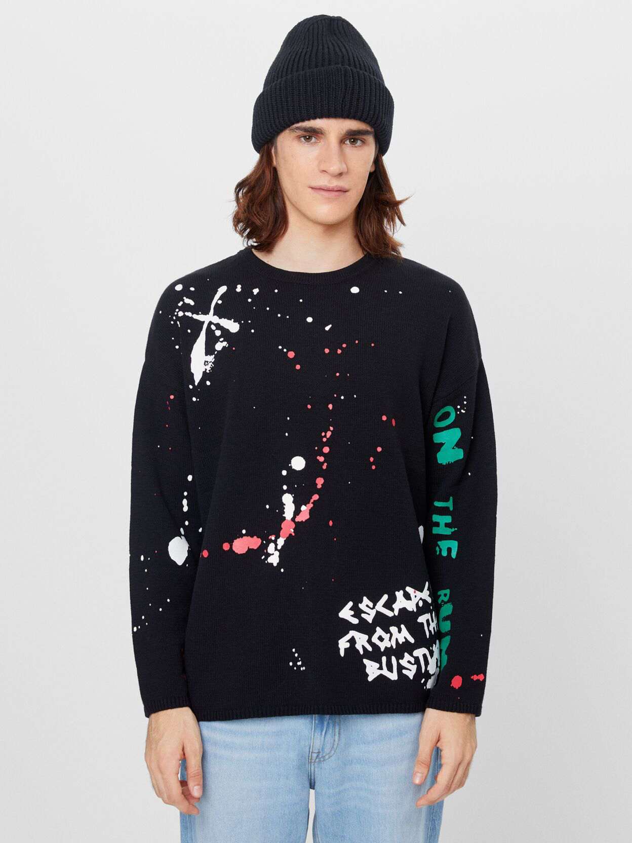 

Джемпер Bershka 7161/376/800 M Черный