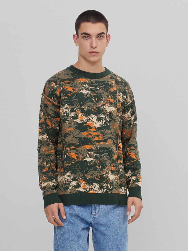 

Джемпер Bershka 7170/449/527 M Хаки