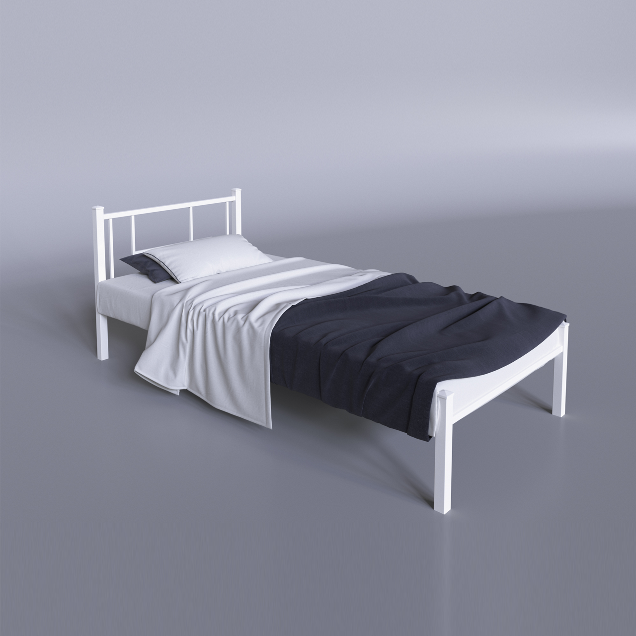 

Кровать металлическая односпальная Tenero Амис 800х1900