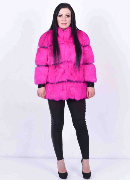 

Полушубок BG-Furs из меха кролика  Розовый (Р-М25-15/3-Pink, Полушубок BG-Furs из меха кролика 40 Розовый (Р-М25-15/3-Pink)