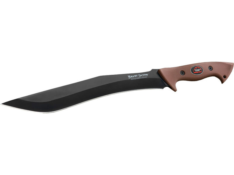 

Мачете нож выживания Outdoor Edge Brush Demon Fixed Blade Knife 13.5 BD-10C Чорний