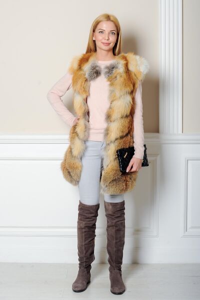 

Жилетка BG-Furs из меха рыжей лисы  Золотистая (Р-Ж8-Eлочка-9/3-75, Жилетка BG-Furs из меха рыжей лисы 46 Золотистая (Р-Ж8-Eлочка-9/3-75-46)