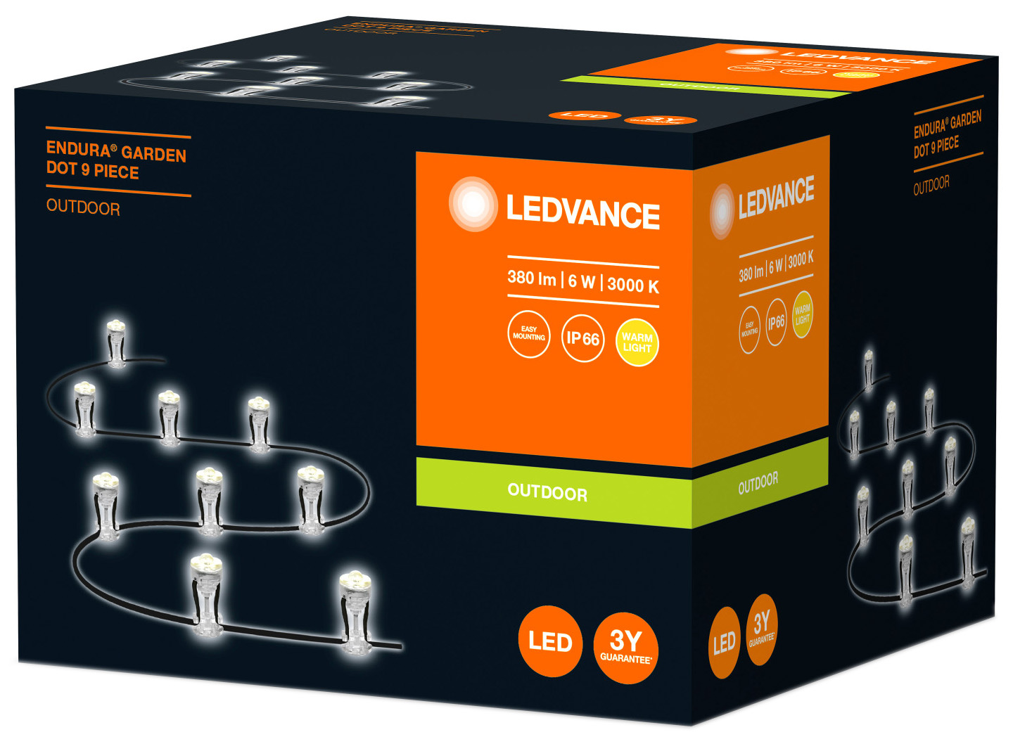 

Светильник садовый точечный LED LEDVANCE ENDURA GARDEN 3000K 380LM 6W (4058075478411)