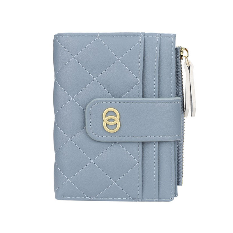 

Женский кошелек на змейке Lesko DR063 Blue