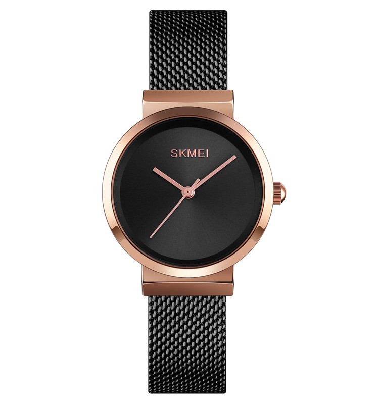 

Женские часы Skmei 1595 black черные