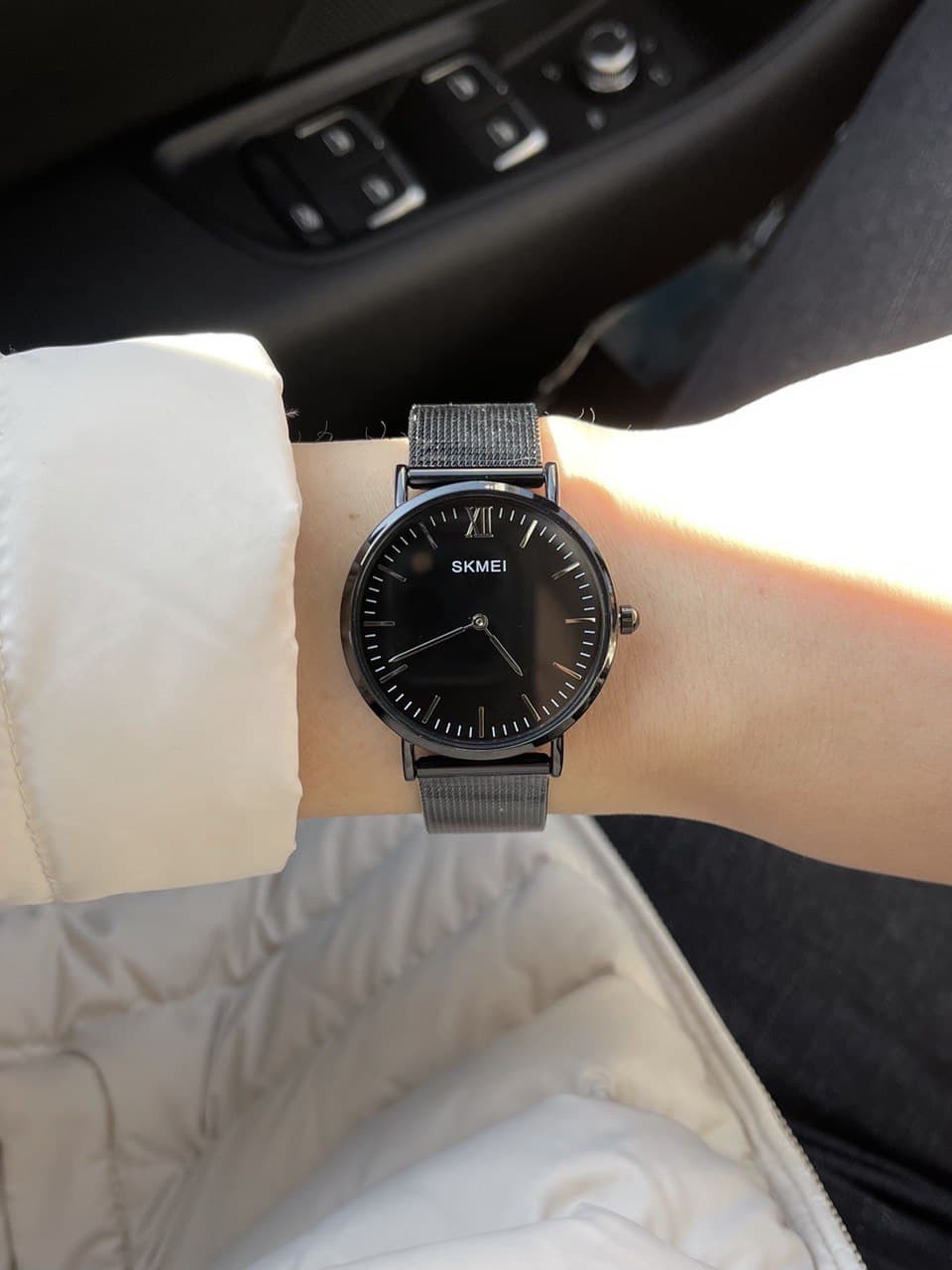 

Женские часы Skmei 1182 black черные