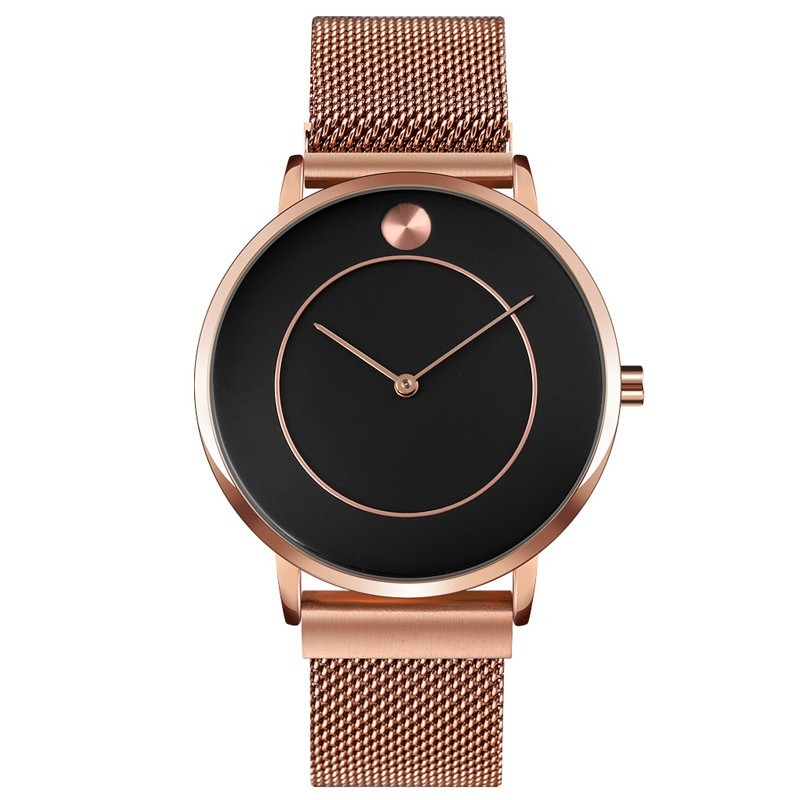 

Женские часы Skmei 9197 rose gold/black розовое золото