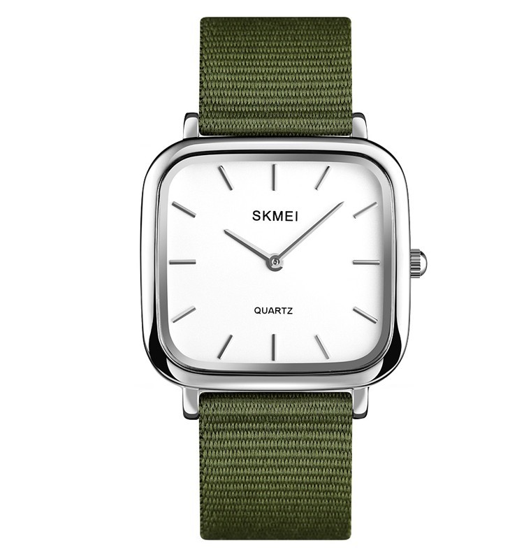 

Женские часы Skmei 1555 green nylon/зеленый нейлон