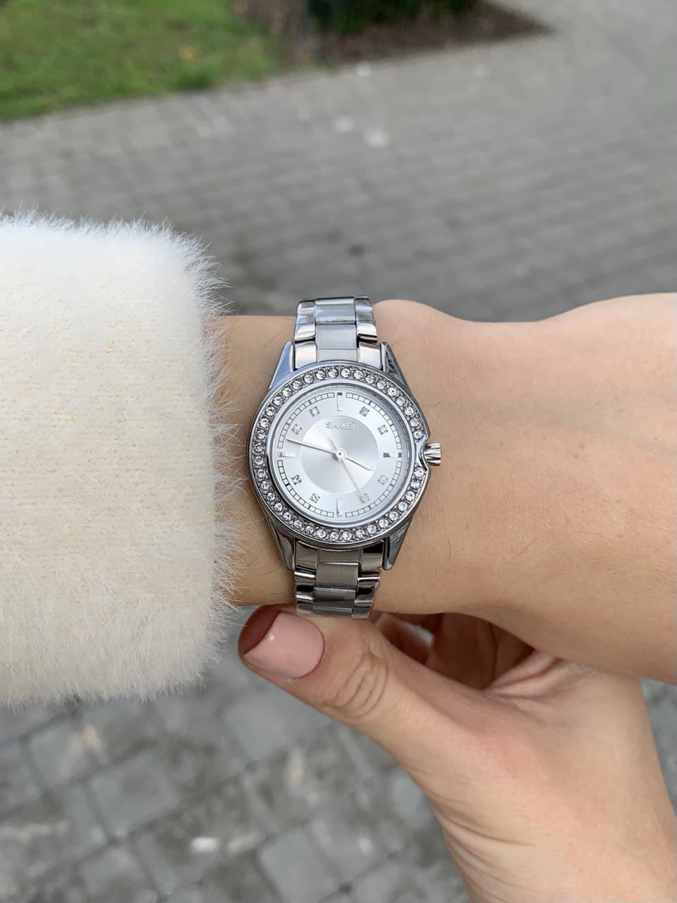 

Женские часы Skmei 1534 silver серебристые