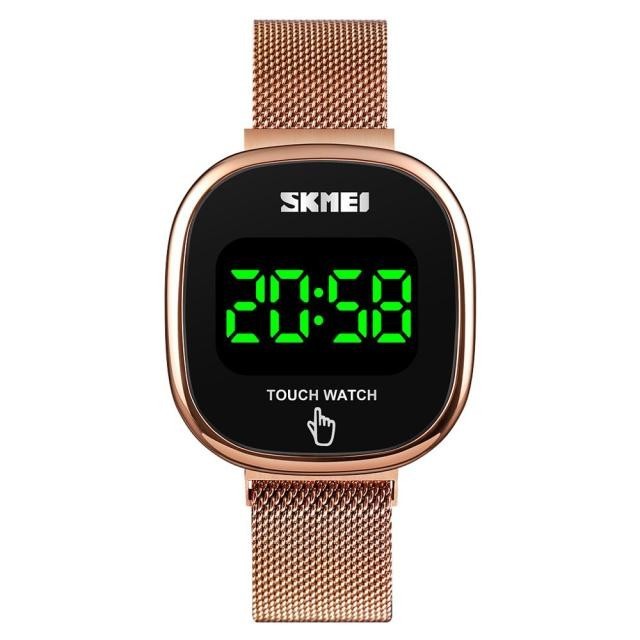 

Женские часы Skmei 1589 rose gold розовое золото