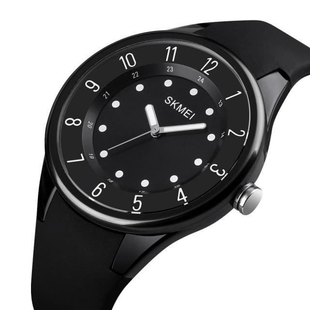 

Женские часы Skmei 1590 black черные