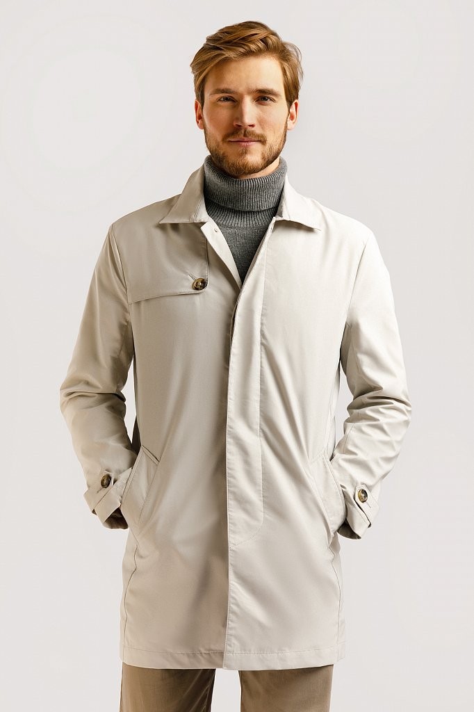 

Плащ мужской Finn Flare 20021039B-702  Светло-бежевый, Плащ мужской Finn Flare 20021039B-702 XL Светло-бежевый