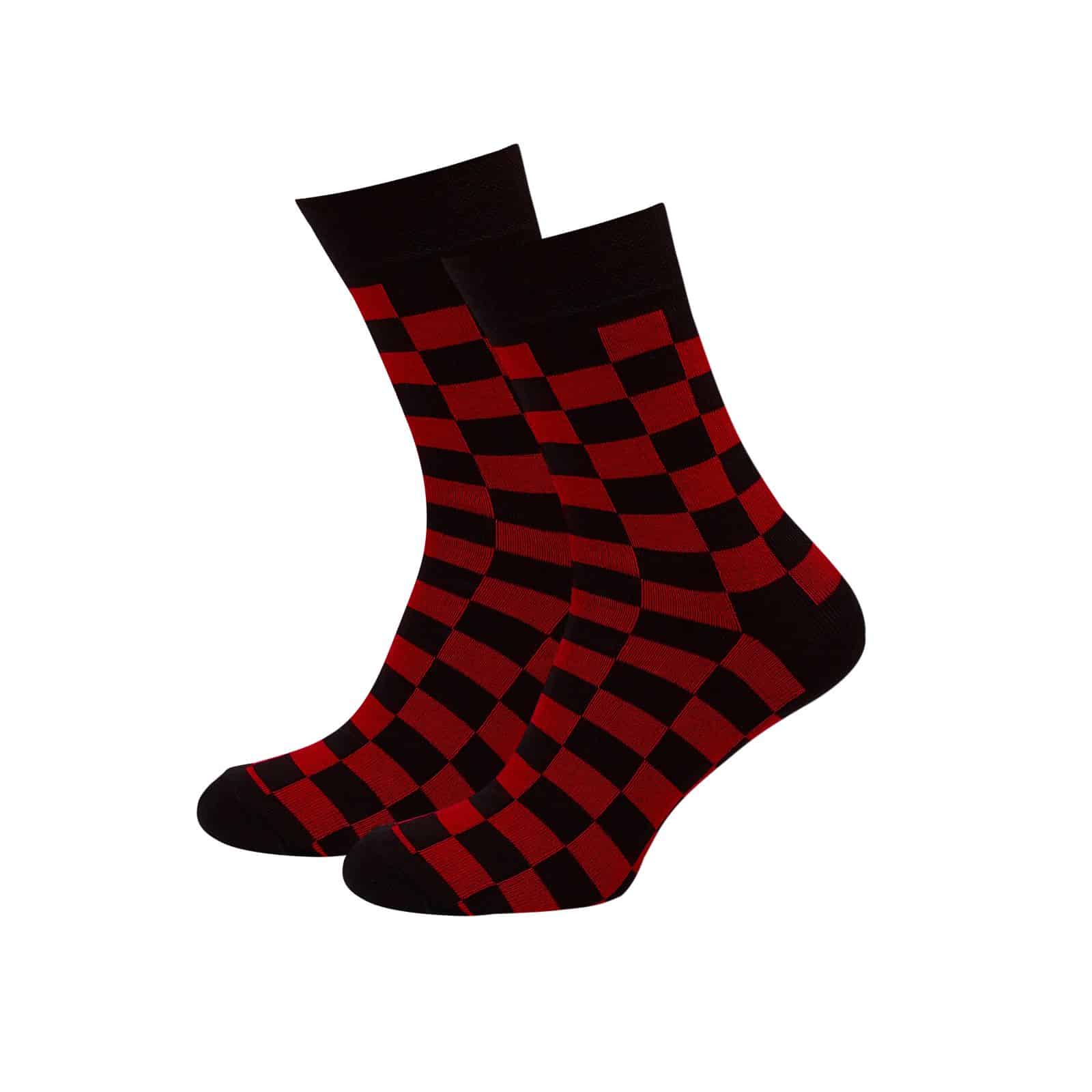 

Шкарпетки NS Socks Black-Red Cube Socks NS Teens Women Socks 35-37 Чорно-Фіолетові