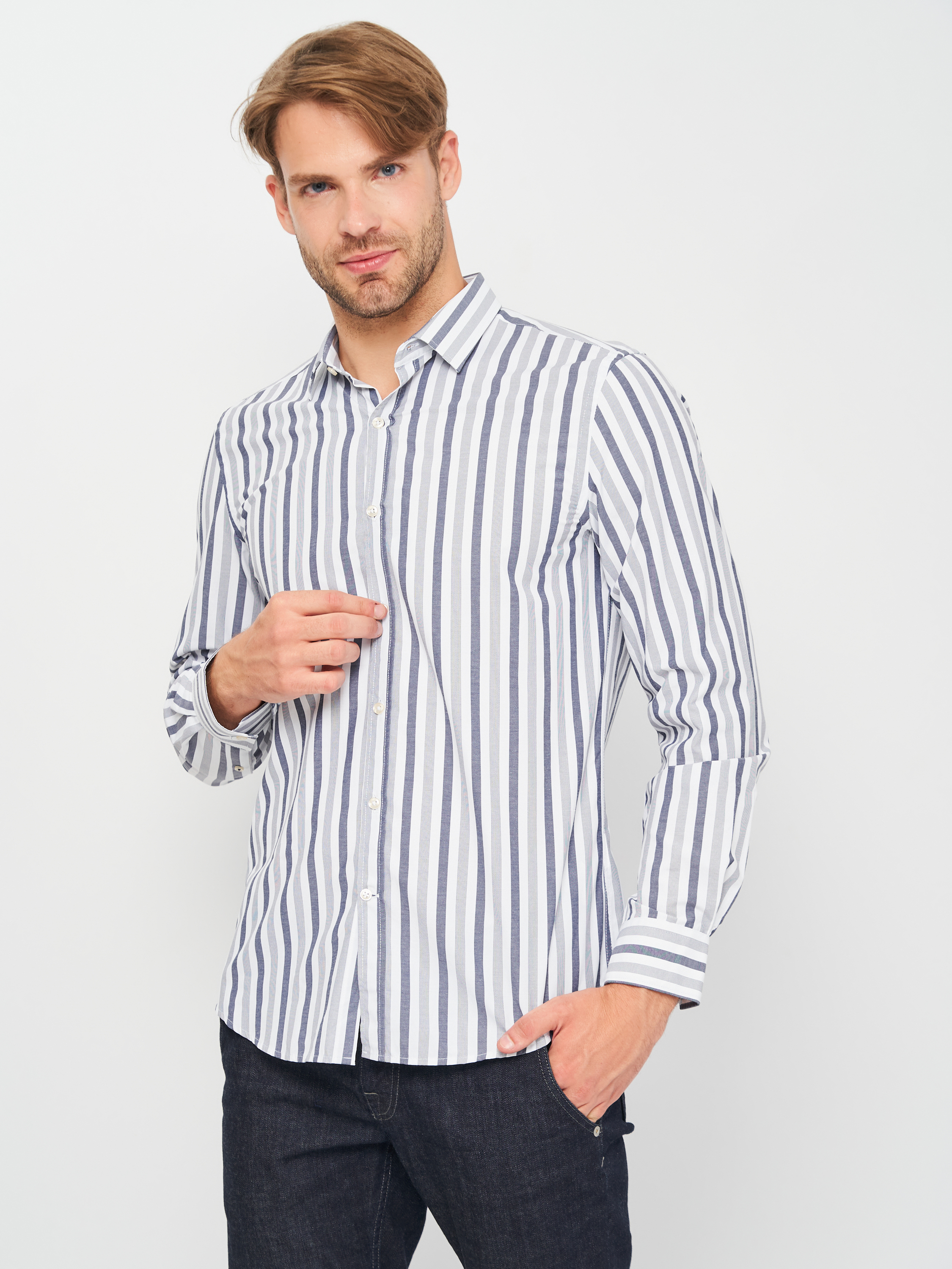 

Рубашка Koton 0YAM69070OW-01L S White Stripe