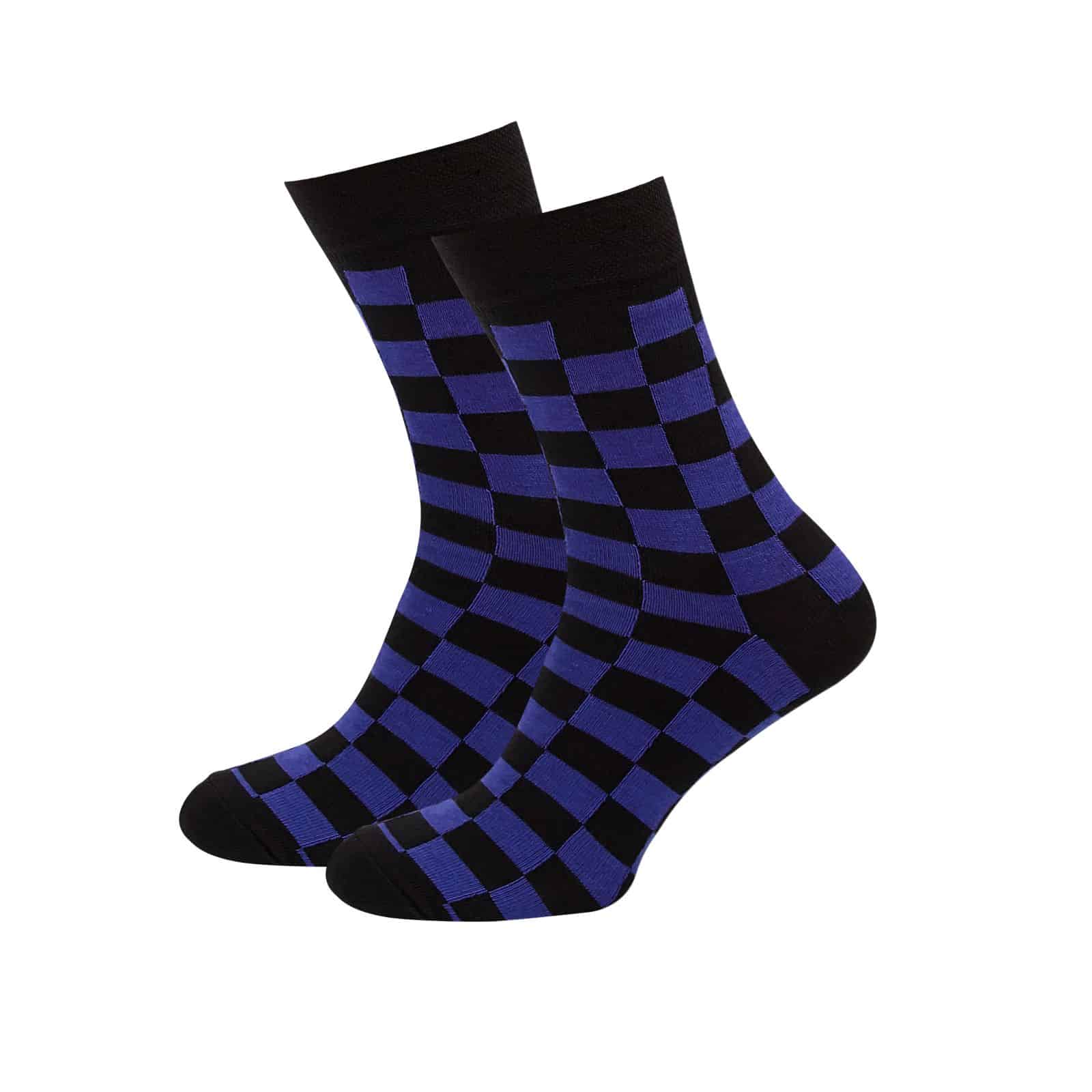 

Шкарпетки NS Socks Black-Blue Cube Socks NS Teens 41-43 Чорно-Сині