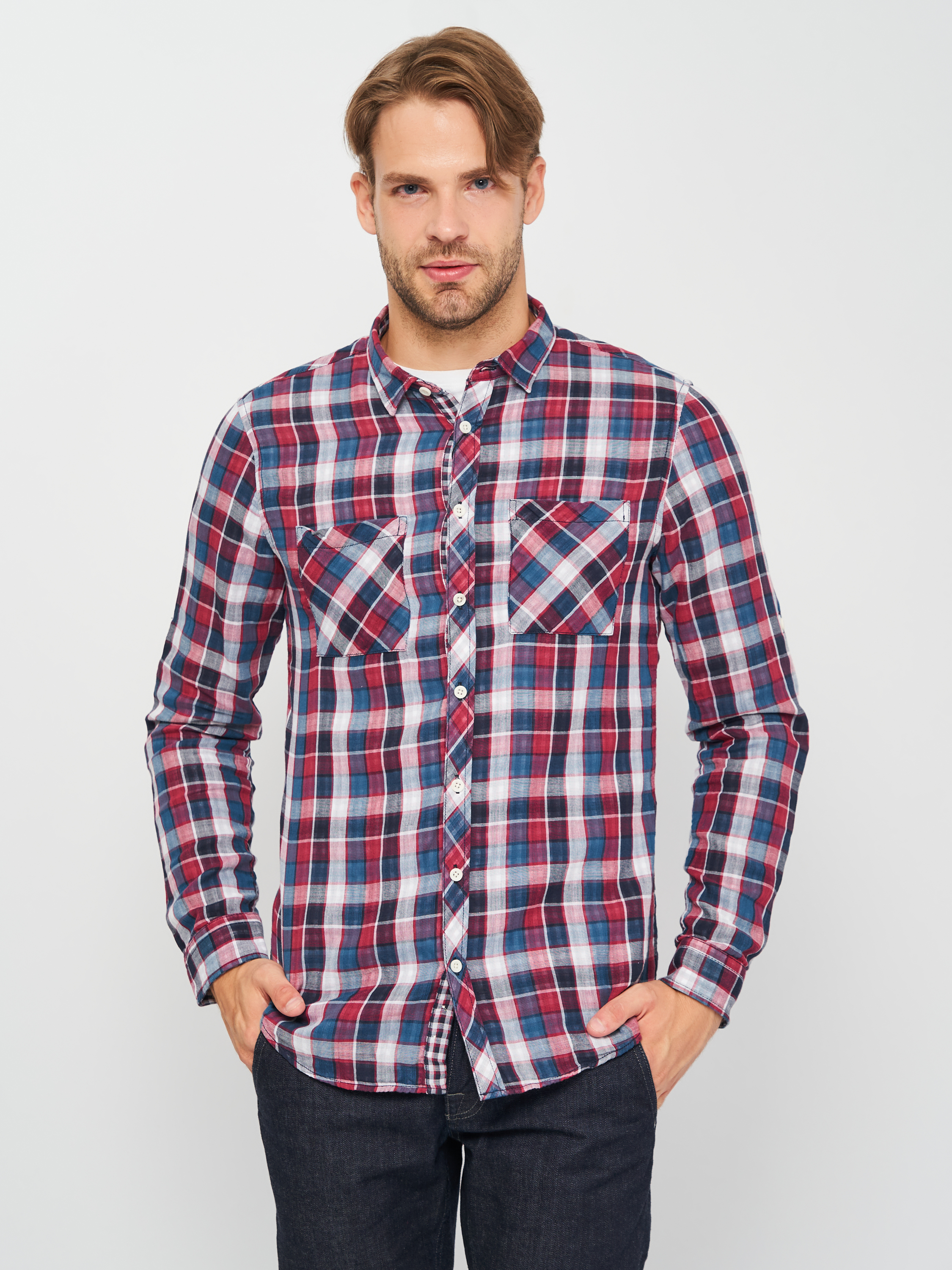 

Рубашка Koton 9YAM61888BW-78P M Red Check