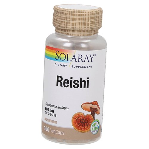 

Гриб Рейши, Reishi Mushroom, Solaray 100вегкапс (71411022)