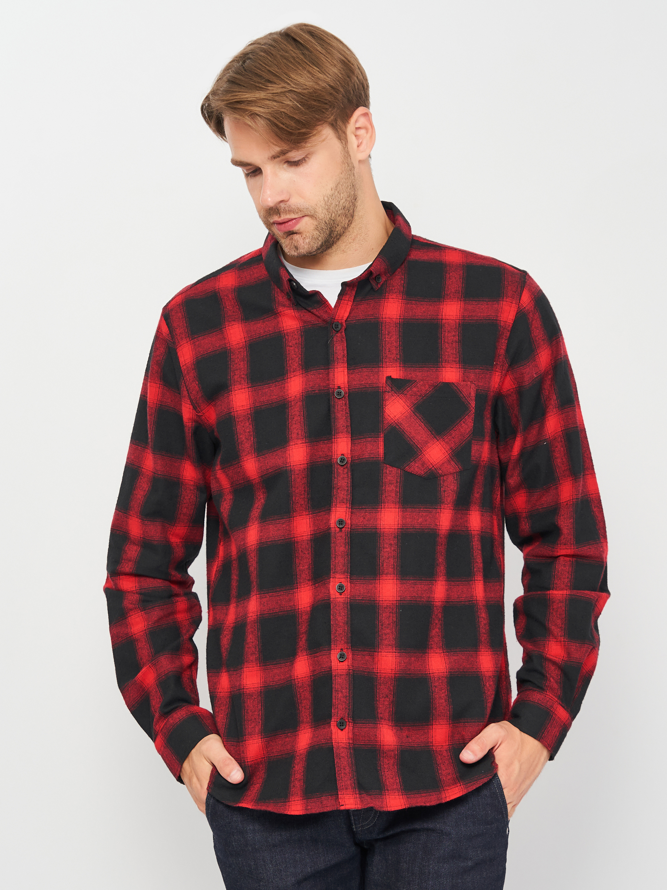 

Рубашка Koton 0KAM65015OW-06P XL Wine Check