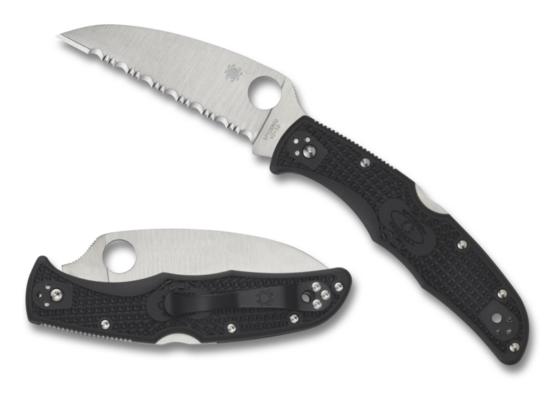 

Карманный нож Spyderco Endura Wharncliffe, серрейтор (87.13.71)