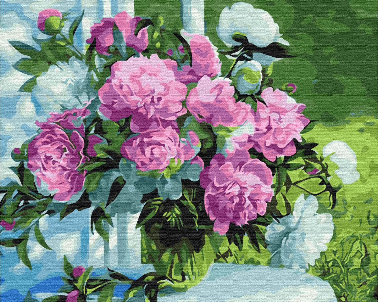 

Картина по номерам - Букет пионов в саду BrushMe 40*50см. (BS31020)