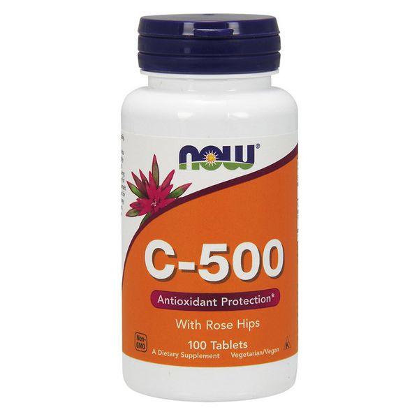 

Витамин C Now Foods Vitamin C-500 (100 таб) нау фудс