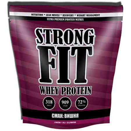 

Сывороточный протеин концентрат Strong FIT Whey Protein 909 г Банан