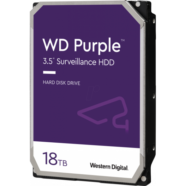 

Жорсткий диск Western Digital Purple Surveillance 18TB 7200rpm 512MB WD180PURZ 3.5" SATA III