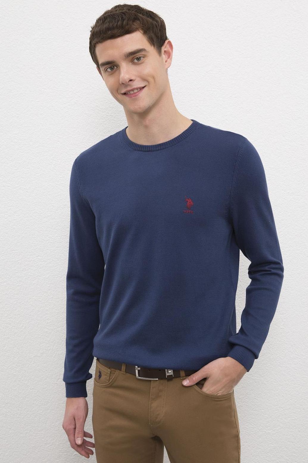 

Свитер мужской U.S. Polo Assn. Синий  (1080061 VR028, Свитер мужской U.S. Polo Assn. Синий 48 (1080061 VR028)