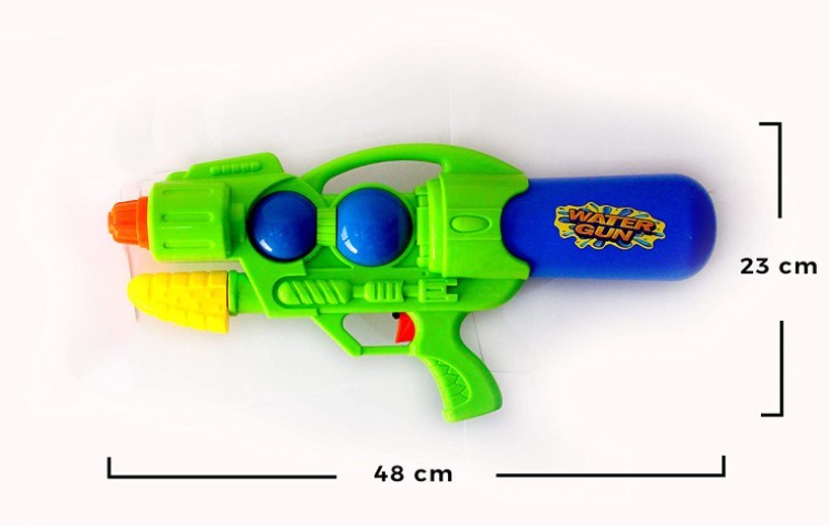 

Водный пистолет БОЛЬШОЙ зелено-сине-оранжевый Water gun 48см х23см х10 cм