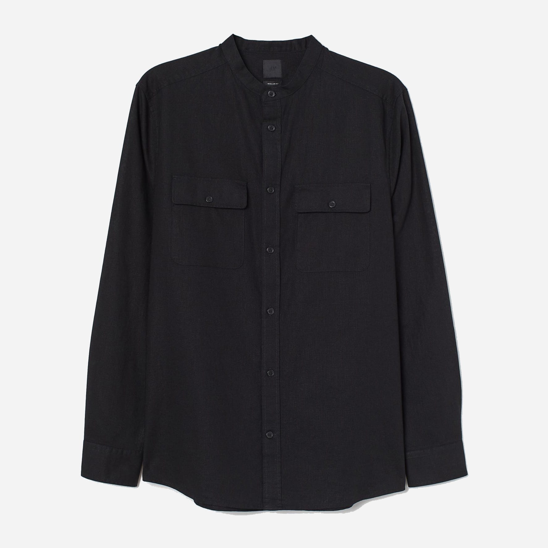 

Рубашка H&M 1507-8832741 XL Черная